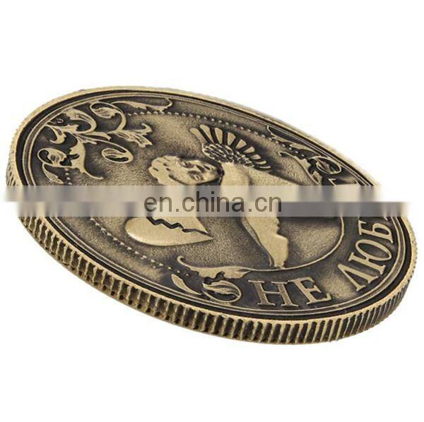 stupid cupid love engraved copper alloy metal coins cute angel hot selling kids souvenir coin gifts