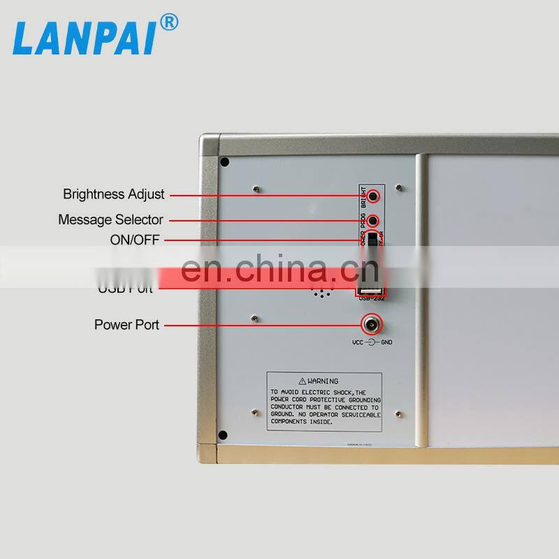 LANPAI Customized Secondaray development RS232 USB port Small indoor led sign