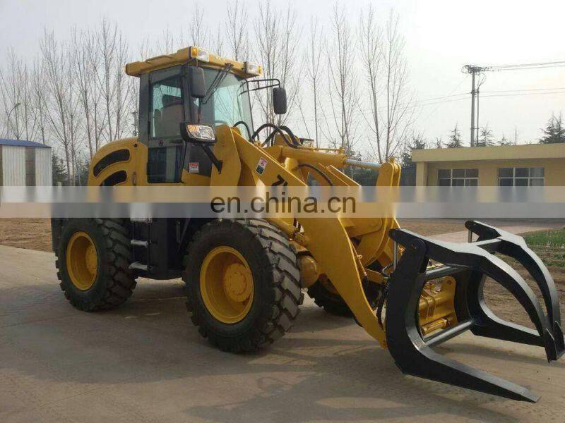 Latest export ZL20F wheel loader with timber grapple