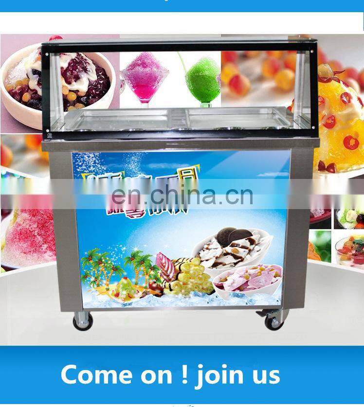 SHIPULE Thailand Fry Ice Cream Machine / Thailand Rolled Fried Ice Cream Machine
