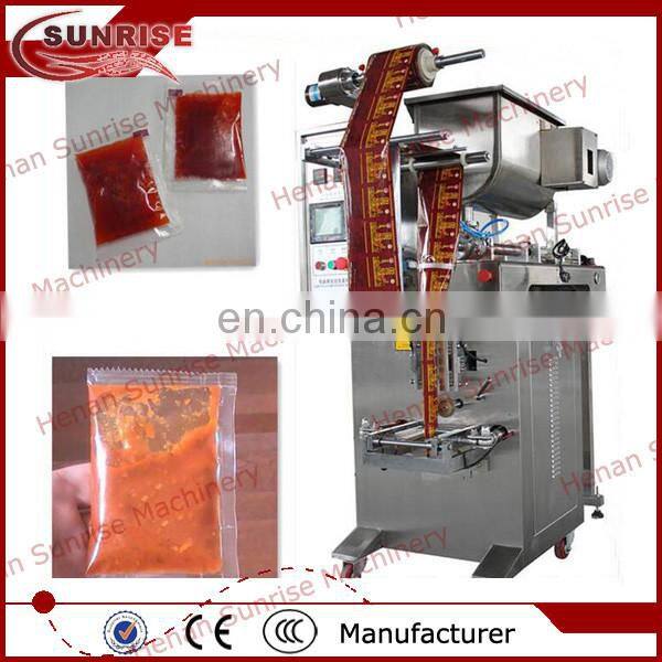 tomato sauce/chilli sauce pouch packaging machine