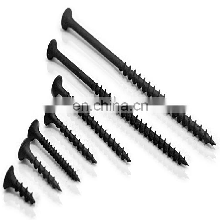 Best Quality Low Price Black Phosphate Sheetrock Collated Drywall Screws for Wood