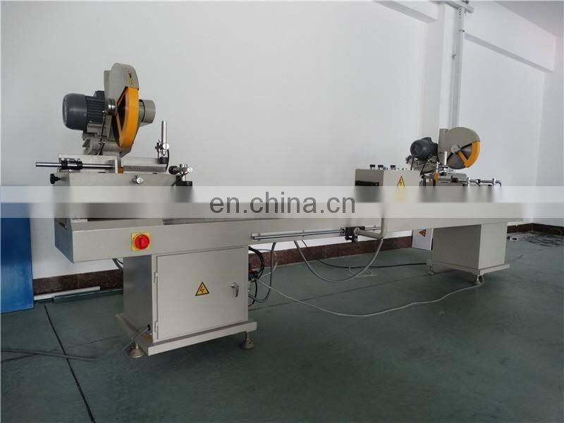 SJZ2 Double Head PVC Window Making Machine/upvc window portable cutting saw
