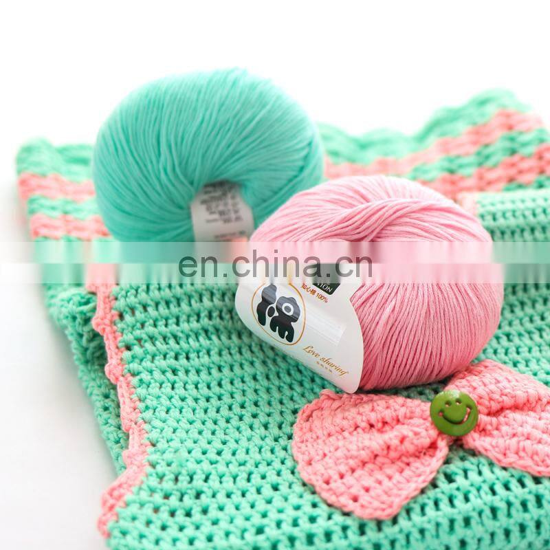 High quality fancy PTT Slub Yarn 100cotton yarn for crochet knitting