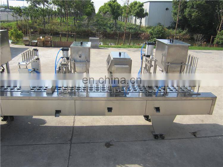 Automatic plastic cup sealing lid machine