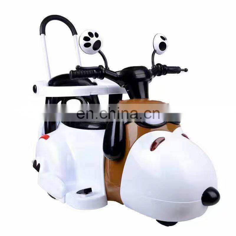 Cheap 3 wheels rechargeable kids electric motorcycle with LED light