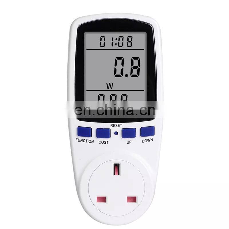 UK plug Energy Meter Watt Volt Electricity Monitor Analyzer Power Smart Home Digital Plug Power Meter