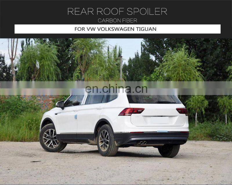 Carbon Fiber Car Roof Spoiler for VW Volkswagen Tiguan Sedan 4 Door 2018-2019
