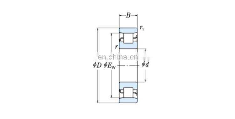 N417  single row cylindrical roller bearings