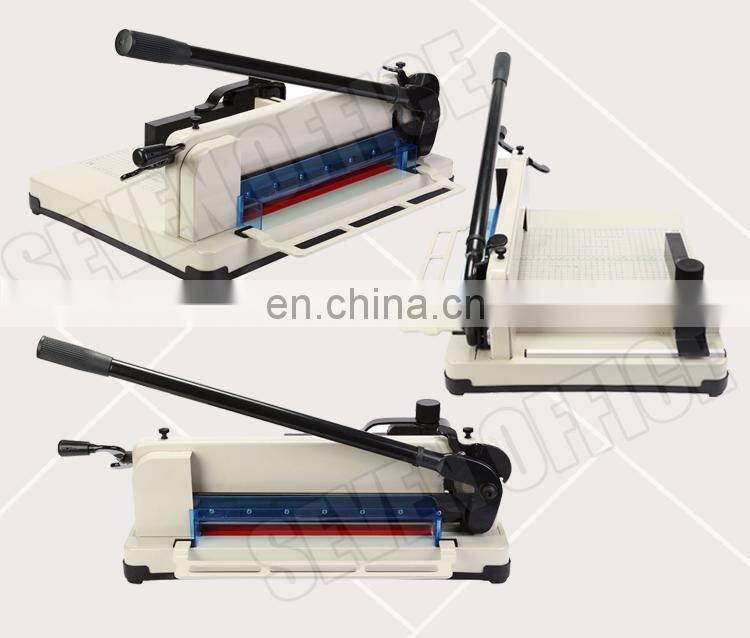 office manually paper cutting cutter guillotine machine