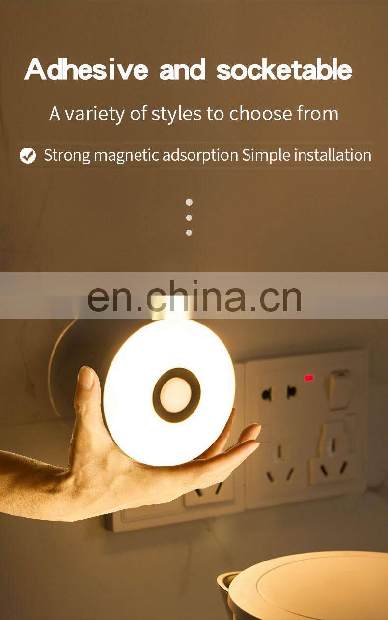 Led Under Cabinet Light With PIR Motion Sensor Auto Usb Infrared Wardrobe Sensor Ceiling Wall Light For Kitchen Stair