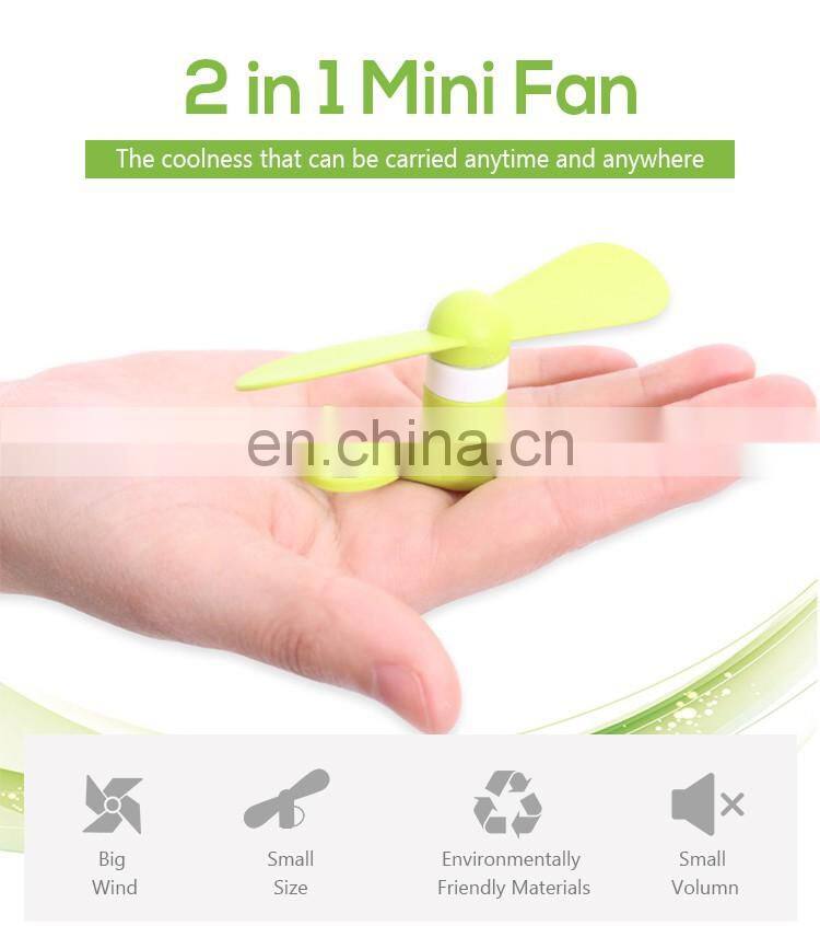 Mini USB C Phone Smartphone Mobile Android Selfie Fan