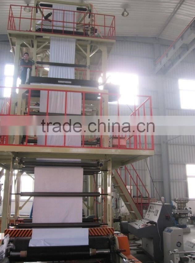 3SJ Series Three Layer ABA Co Extrusion Film Blowing Machine for Courier , Milk Bag