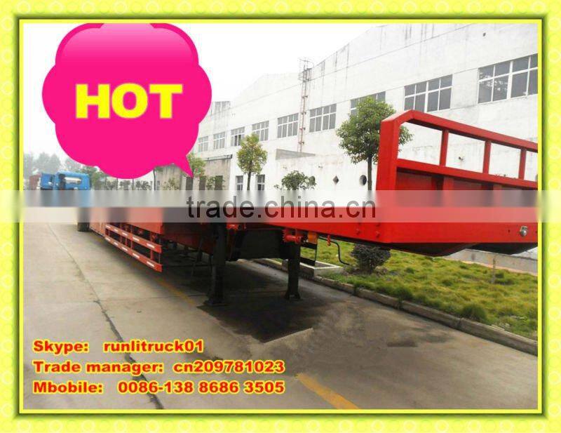 single axle Car transport semi trailer