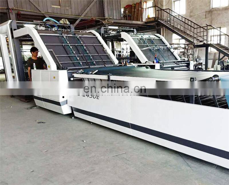 BZ1300E Automatic Corrugated Carton Flute Laminator, cardboard sheet to sheet pasting mounting machine