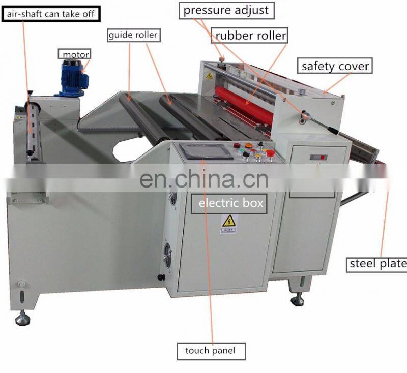 EVA Foam Rubber Foam PE Foam Roll to Sheet Cutting Machine