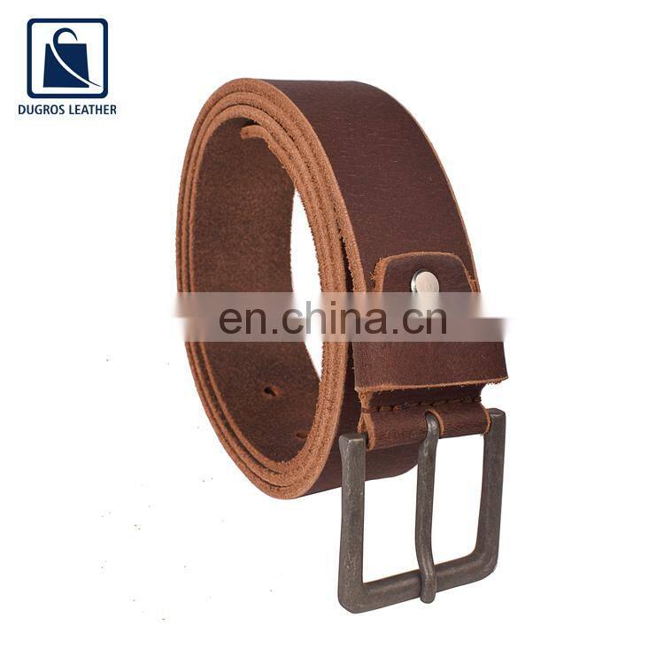 Stylish and Elegant Look Buckle Closure Type Design Anthracite Fitting Men Genuine Leather Belt Manufacturer