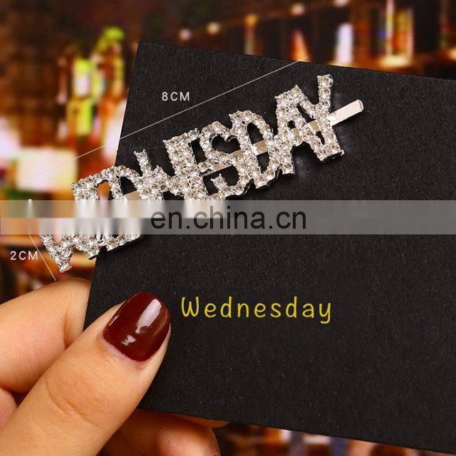 In Stock Rhinestone Hair Clips