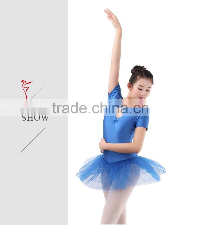 Leotard with Attached Tutu, Performance and Training Tutu Dress