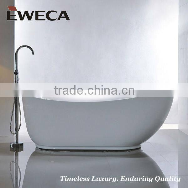 Free Standing Oval Acrylic Bathtub
