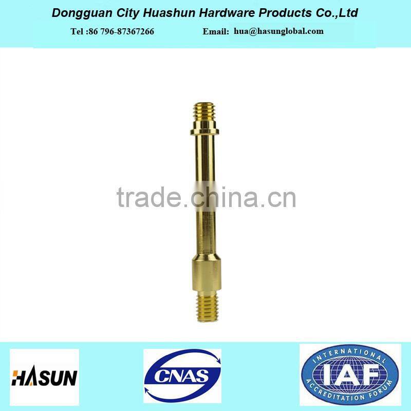 customized precision high quality brass pin/ shaft pin