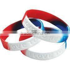 Molded customed silicone rubber wristbands