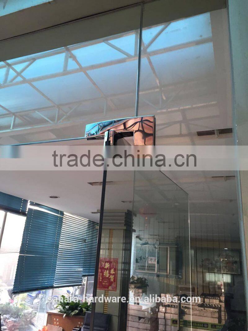 FT-540 best selling quality stainless steel zinc alloy patch fitting glass door top crank clamp