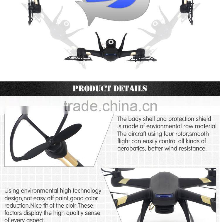 High Quality 4CH 2.4G 6 Axis rc headless LED light professional drone with 2 MP camera and 4G SD Card