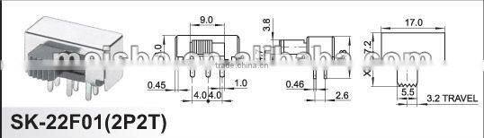 CE 0.5a multipurpose on off slide breaker