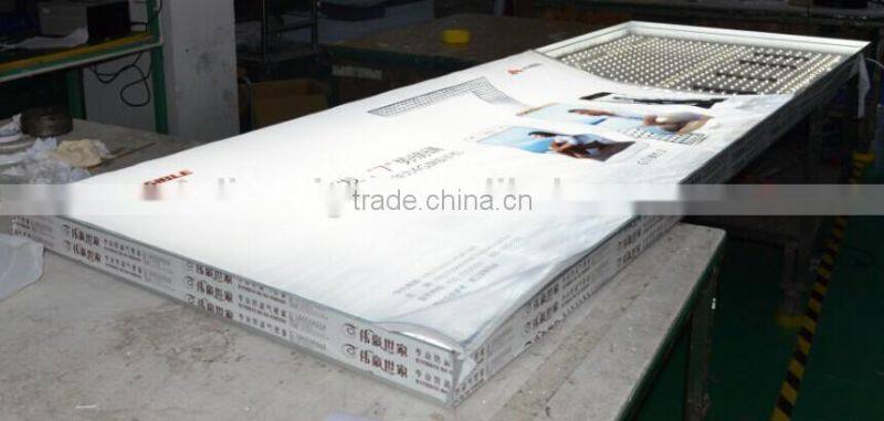 3P cloth print stretched fabric graphic light box, indoor shop lighting box, decorative light boxes