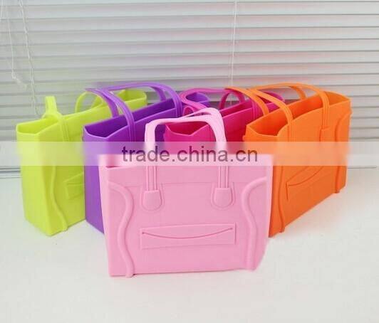 Wholesale Colored Silicone Rubber Tote Bag Female Bag