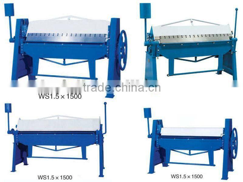 2x2000 mm bending machine,hand folder, manual folder