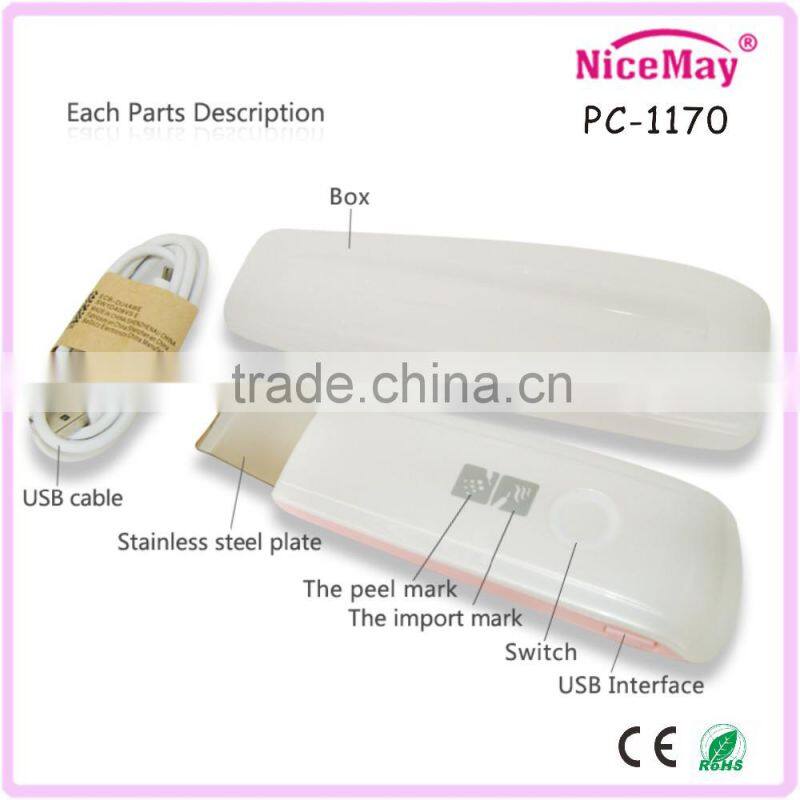 Popular rechargeable skin peeling scrubber