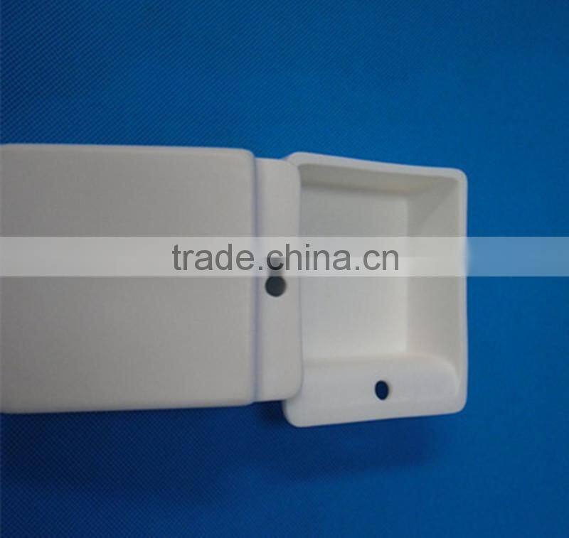 Great quality alumina corundum square crucible boat