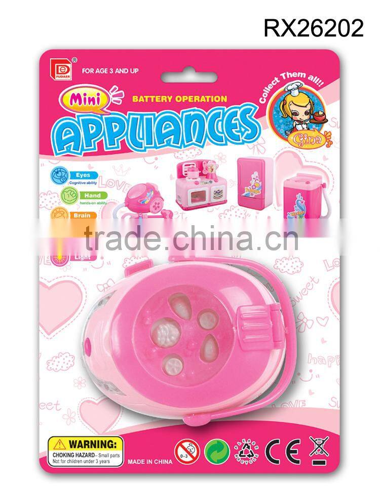 Funny kid's toys electrical mini toy fan play kitchen appliance toy
