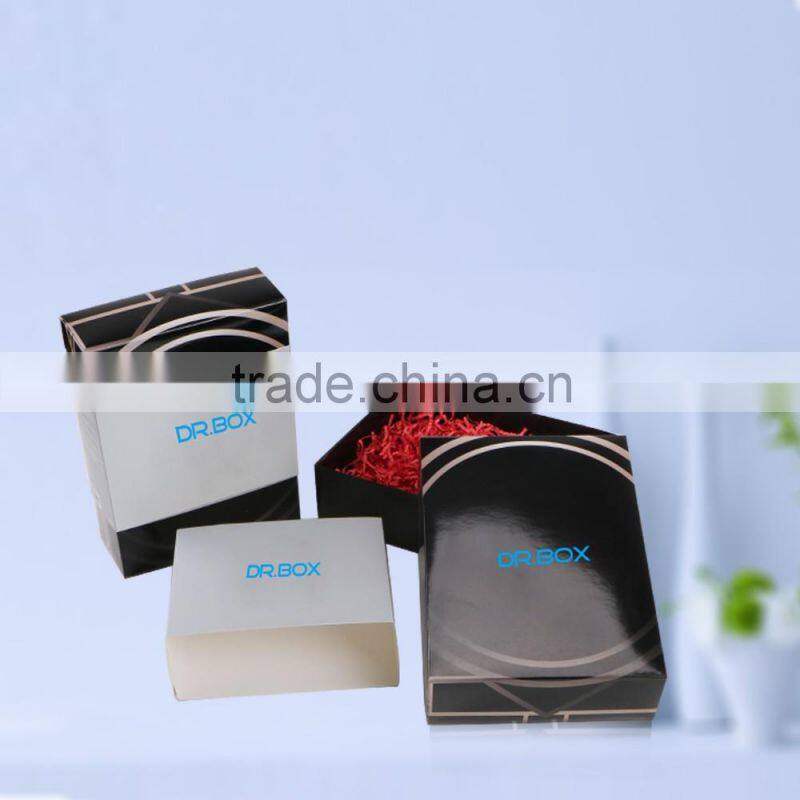 Logo customized rigid paper packaging boxes cosmetic packaging boxes design