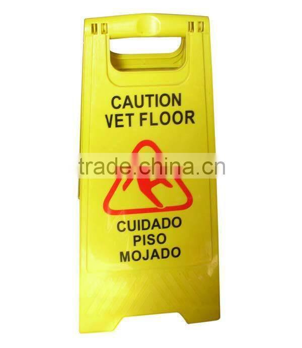 Plastic Folding Caution Sign