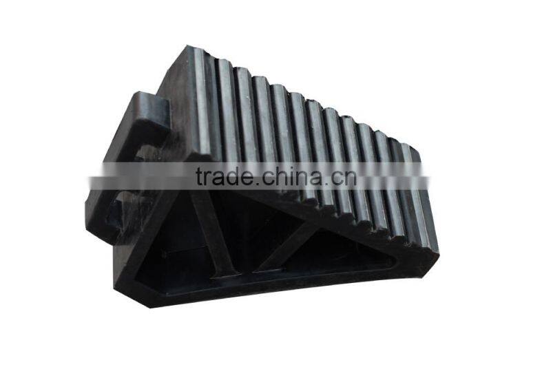 Non-Slip Reinforced Rubber Wheel Chock