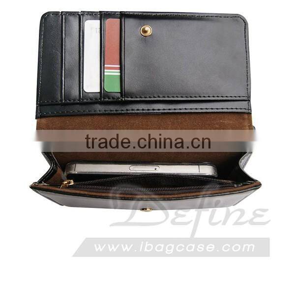 Leather Card Holder RFID Wallet Womens Clutch Organizer Travel Holder