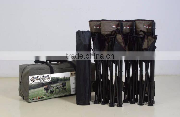 5 PCS Garden Furniture Cast Aluminium Camping Folding Table Chair