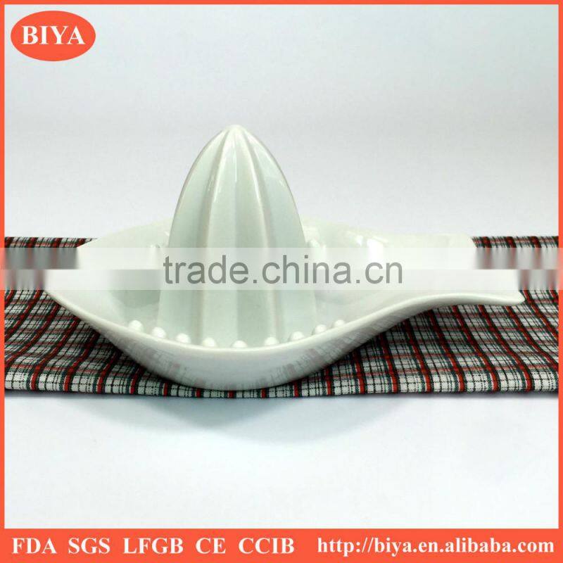 Ceramic orange juicer machine, porcelain juice lapping cup, grinding plate, ground dish,fish shape