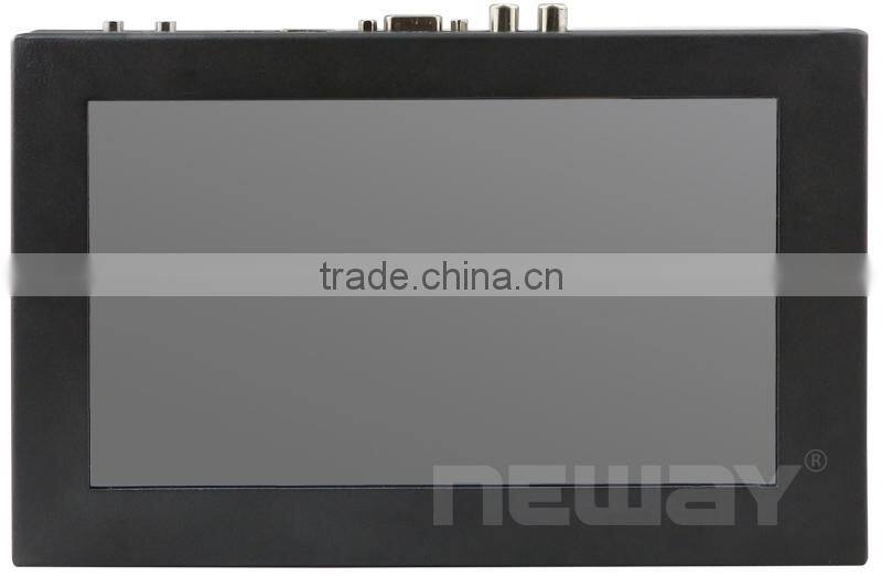 metal housing 8 inch widescreen tft lcd open frame cctv touch monitor