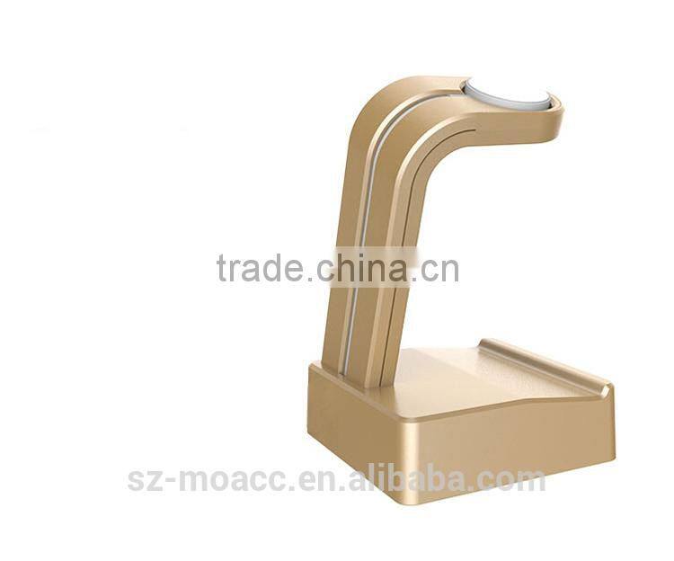 Hot selling electroplating pc Charger Stand for Apple Watch