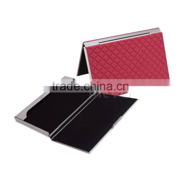 RFID card holder leather PU and magnet credit card holder