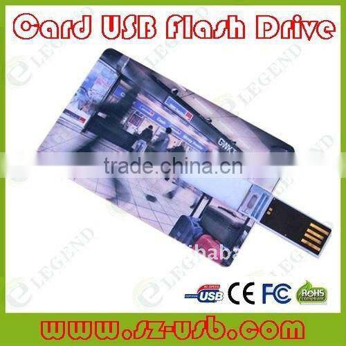 Colourful promotion credit card usb flash drives