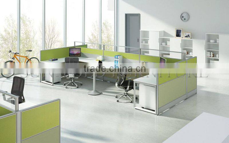 Environmental Small Wooden Office Workstation Cubicle for 6 person ( SZ-WS393)