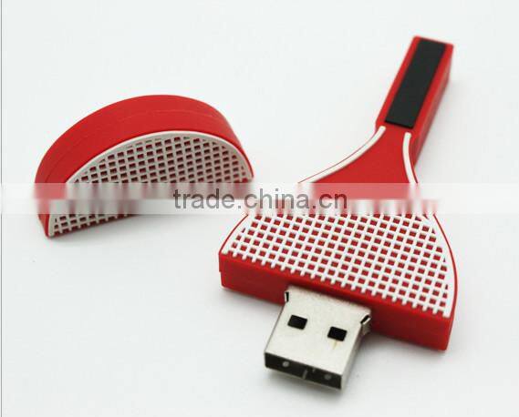 Tennis racquet pendrive new design flash-disk