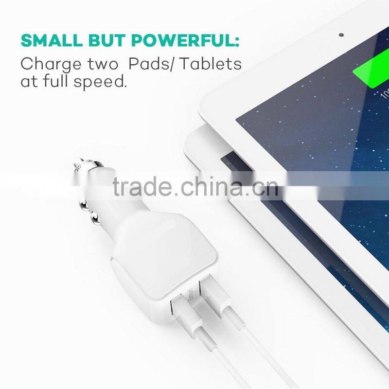 factory direct supply dual usb car charger wholesale,smart car usb charger for iphone