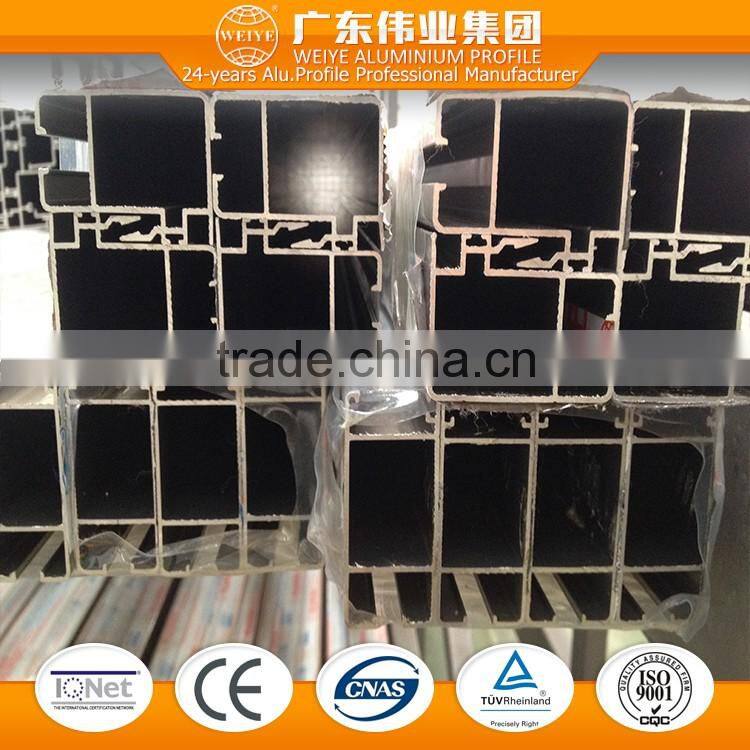 6060 T3-T8 0.8-1.4mm aluminum extruded for Garden Windows with polished finish