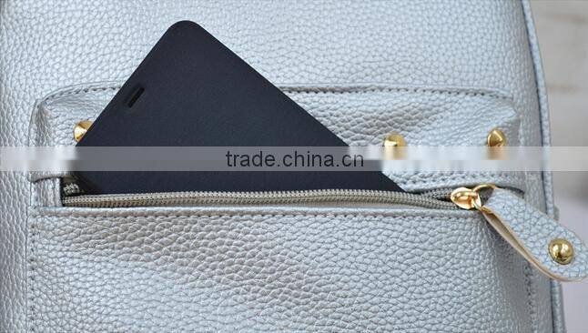 fashion school backpack 2015 high school leather backpack